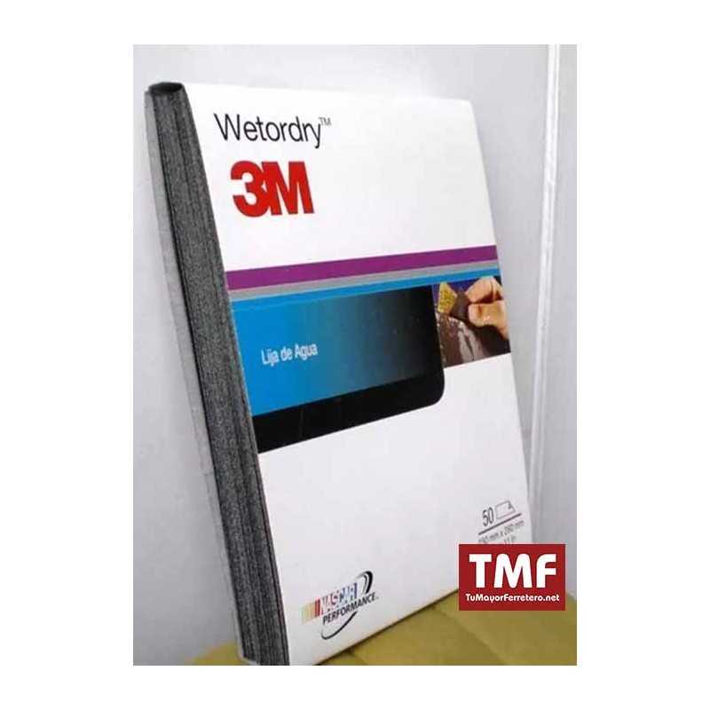 Lija de Agua de 3M paq. 50 Unid Americana Ferreteria Lija de Agua de 3M paq. 50 Unid Americana Ferreteria
