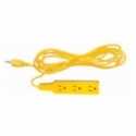Cable de Extensión Industrial 15 Mts C-regleta 3 tomas c-Tierra 110-130V 13AMP