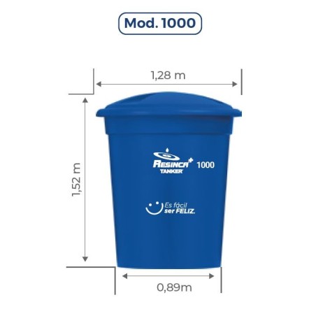 Tanque de Agua 1000 Litros Ferreteria