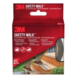 Cinta Antirresbalante 3M Color Negro de 2 Pulgadas Ferreteria