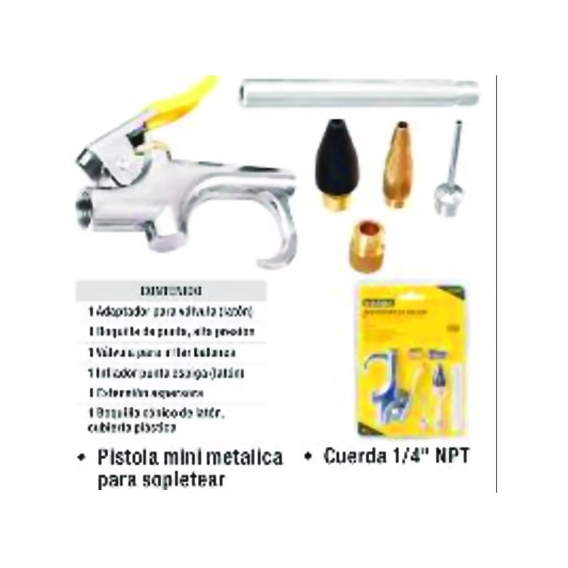 KITS DE ACCESORIOS P/SOPLAR 7PZAS Ferreteria