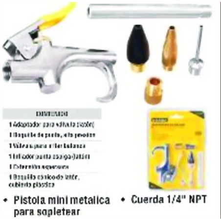 KITS DE ACCESORIOS PARA SOPLAR 7 PIEZAS UYUSTOOLS Ferreteria