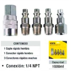 ACOPLE RAPIDO 5PZ P /COMPRESOR UYUSTOOLS Ferreteria