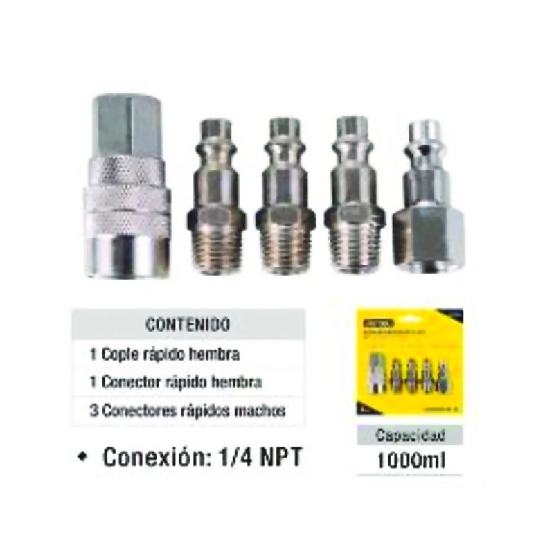 ACOPLE RAPIDO 5PZ P /COMPRESOR UYUSTOOLS Ferreteria