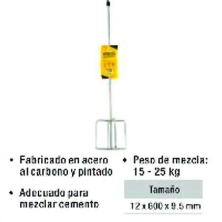 BATIDOR DE MEZCLA EN ACERO AL CARBON Ferreteria