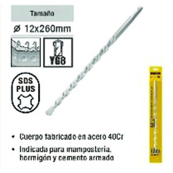 Mecha para martillo eléctrico 12x260MM Ferreteria