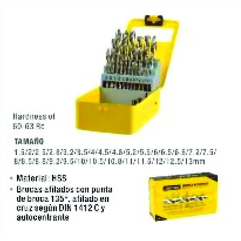 Mechas Jgo. 29PZS HSS UYUSTOOLS 1.5-13MM Ferreteria