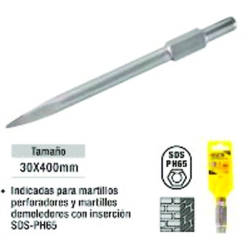 Cincel de Punta PH65 para Martillo Electric Medida: 30x400 Ferreteria