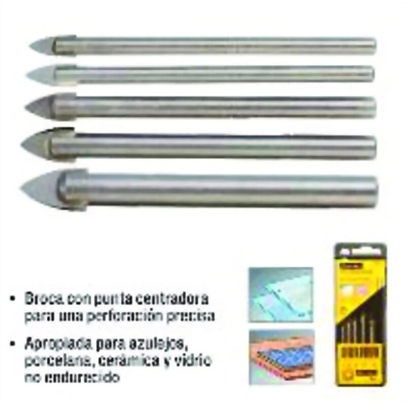 MECHAS MECHAS PARA VIDRIO "LISO" 5 PIEZAS HEXAGONAL UYUSTOOLS Ferreteria