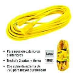 EXTENSION AMARILLA 100 FT 30 METROS UYUSTOOLS Ferreteria