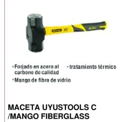 MACETA UYUSTOOLS 8 LIBRAS C/MANGO FIBERGLASS Ferreteria