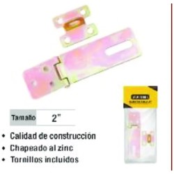 BISAGRA 2 PULGADAS PORTA CANDADO UYUSTOOLS C/TORN. 