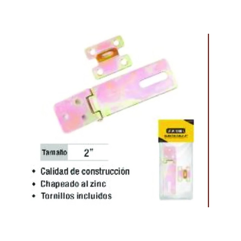 BISAGRA 2 PULGADAS PORTA CANDADO UYUSTOOLS C/TORN. 