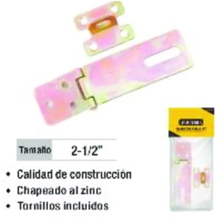 BISAGRA 2 1/2 PULGADAS PORTA CANDADO UYUSTOOLS C/TORN. 