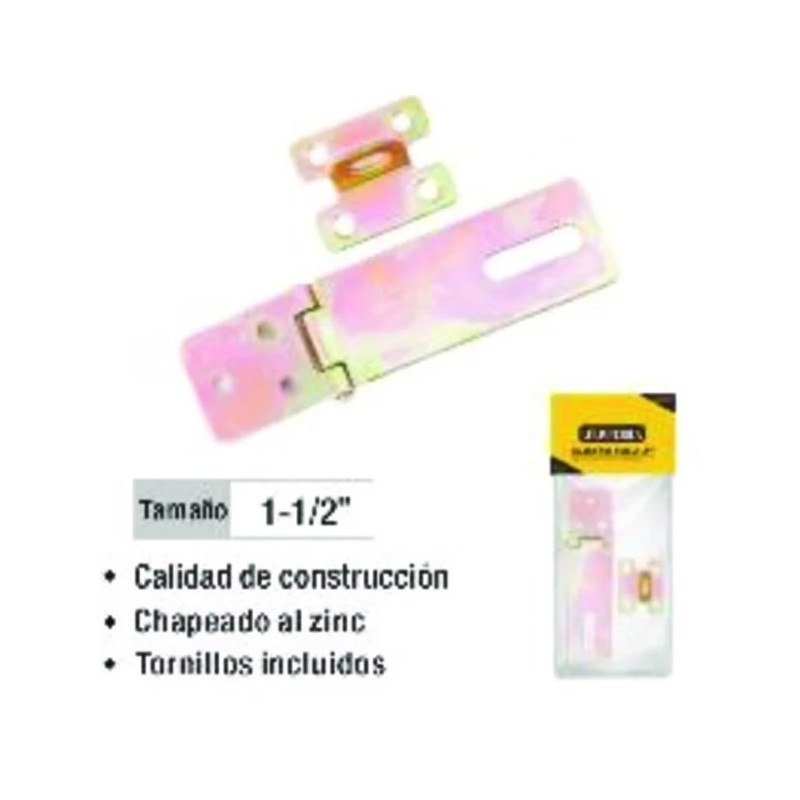 BISAGRA 1 1/2 PULGADA PORTA CANDADO UYUSTOOLS C/TORN. 