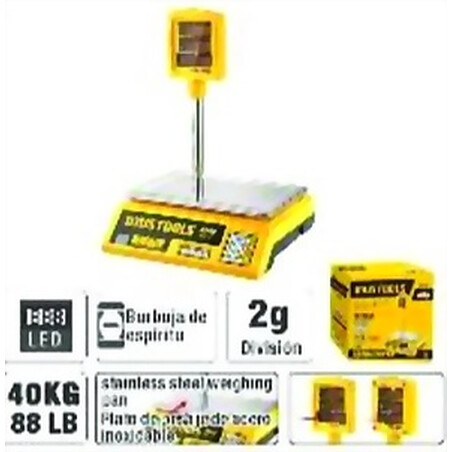 BASCULA MOSTRADOR ELECTRONICA 40KG Ferreteria