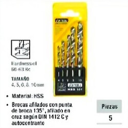 MECHAS JGO. 5PZS HSS UYUSTOOLS 4 A 10MM Ferreteria