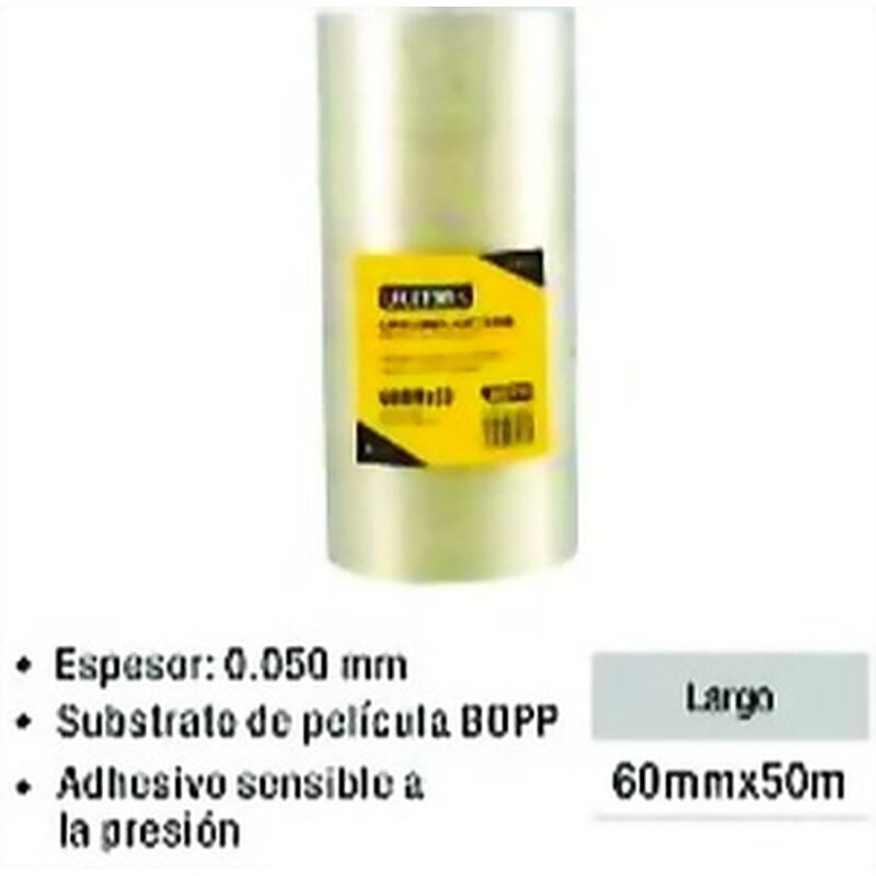 Cinta de Embalar UYUSTOOLS 50MT Transp. 