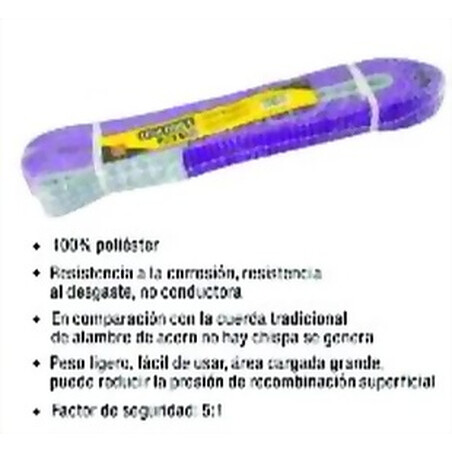 CUERDA SUJETA CARGA 1 TON 1.5 METROS ESLINGA UYUSTOOLS Ferreteria
