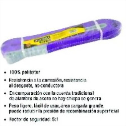 CUERDA SUJETA CARGA 1TON x 4MTS ESLINGA Ferreteria