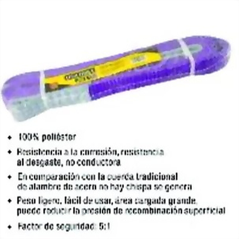 CUERDA SUJETA CARGA 1TON x 4MTS ESLINGA Ferreteria