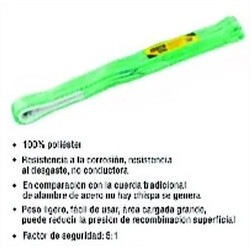 CUERDA SUJETA CARGA 2TON X 4MTS ESLINGA UYUSTOOLS Ferreteria