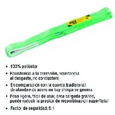CUERDA SUJETA CARGA 2TON X 4MTS ESLINGA UYUSTOOLS Ferreteria