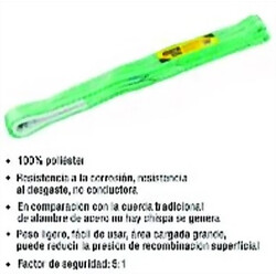 CUERDA SUJETA CARGA 2TON X 6MTS ESLINGA UYUSTOOLS Ferreteria