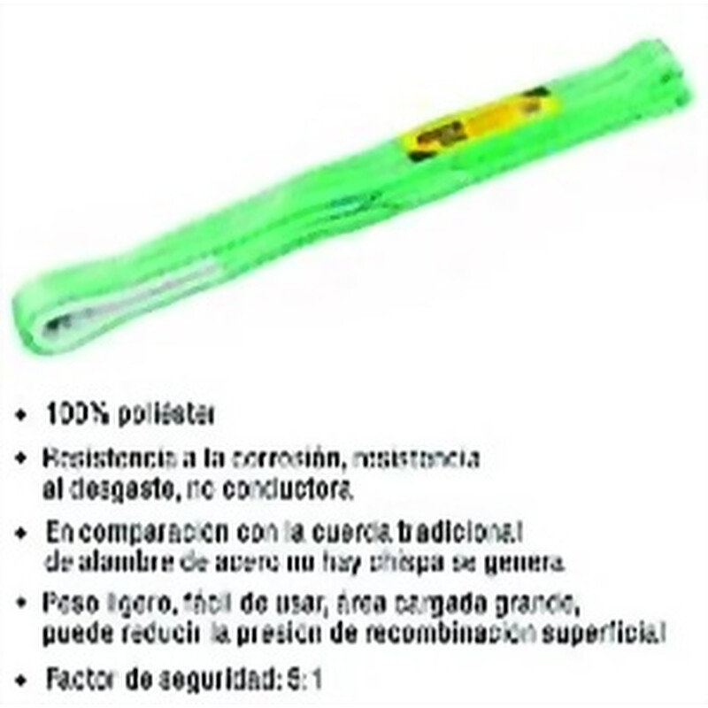 CUERDA SUJETA CARGA 2TON X 6MTS ESLINGA UYUSTOOLS Ferreteria