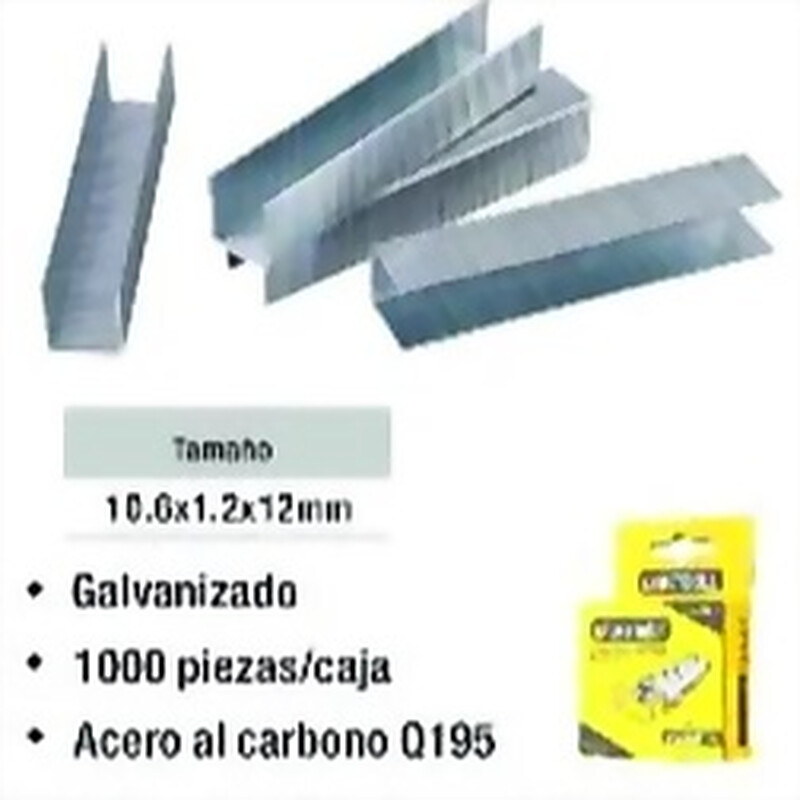 GRAPA PARA ENGRAPADORA 10.6X1.2X12MM UYUSTOOLS Ferreteria