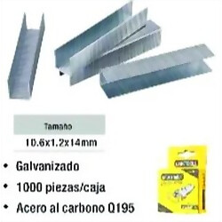 GRAPA PARA ENGRAPADORA 10.6X1.2X14MM UYUSTOOLS Ferreteria