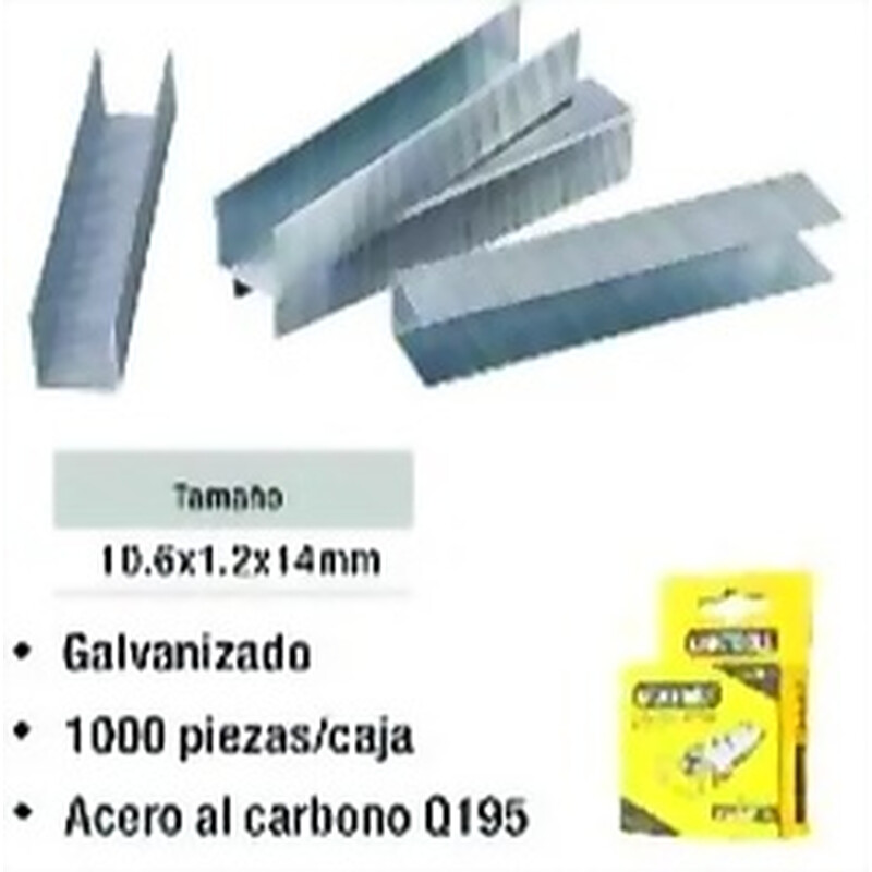 GRAPA P/ENGRAPADORA 10.6X1.2X14MM UYUST Ferreteria