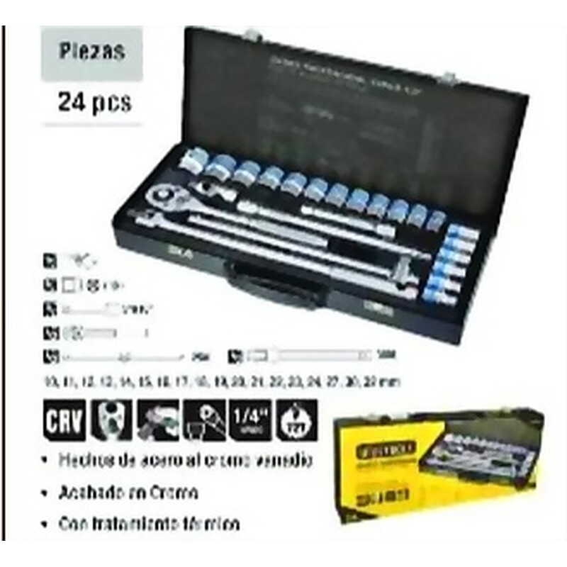 DADOS EN JGO DE 24 PZAS UYUSTOOLS UYUSTOOLS Ferreteria