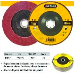 Disco 4.5 Pulgadas Flap UYUSTOOLS Plano Grano 60 Ferreteria