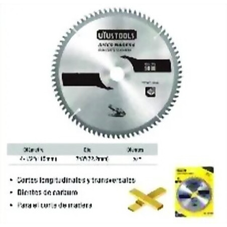 DISCO P MADERA 4.1/2 PULGADAS 24T UYUSTOOLS