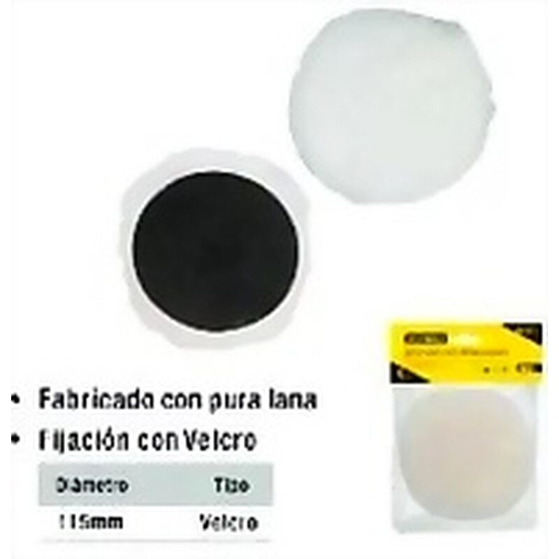 DISCO DE LANA PARA PULIR 115 MILIMETROS UYUSTOOLS