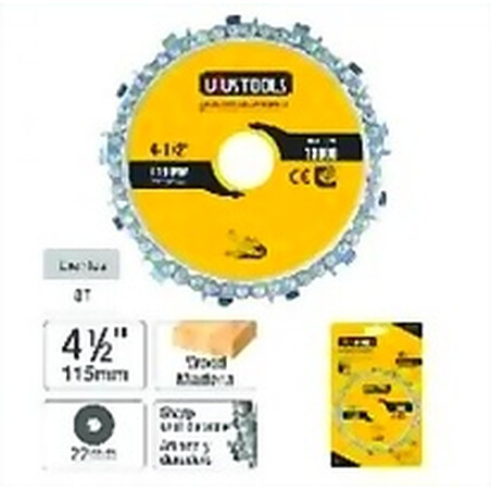 DISCO PARA TALLAR MADERA UYUSTOOLS 4.5 PULGADAS 8 PUNTAS Ferreteria