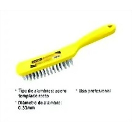 CEPILLO UYUSTOOLS 6 HILERAS MANGO PLASTICO