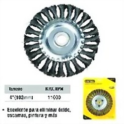 CEPILLO ENTORCHADO CIRCULAR 4 PULGADAS UYVOSTOOLS