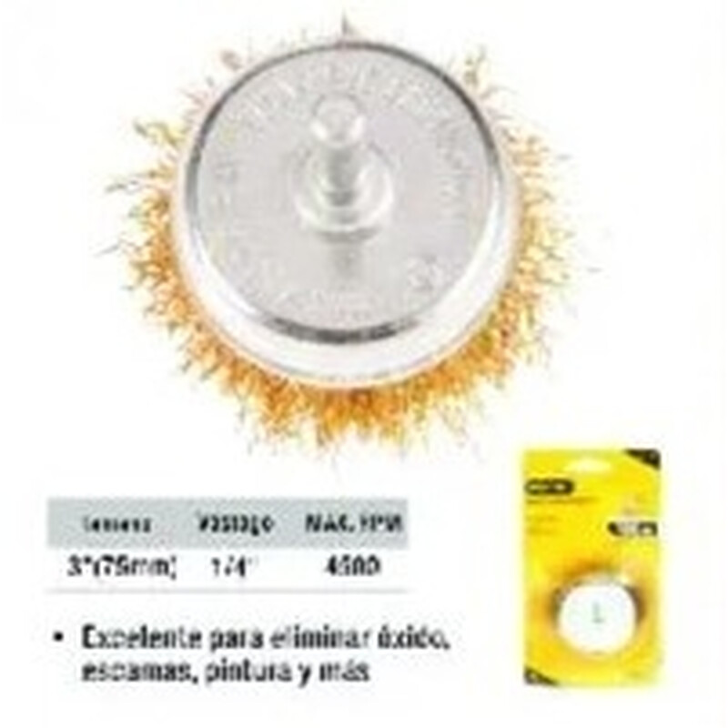 CEPILLO PARA TALADRO D COPA UYUSTOOLS 3-1/2X1/4 PULGADAS