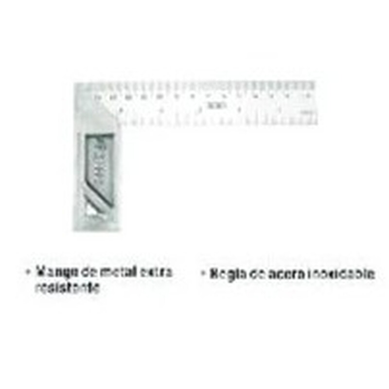 ESCUADRA EN ACERO INOXIDABLE UYUSTOOLS 8 PULGADAS