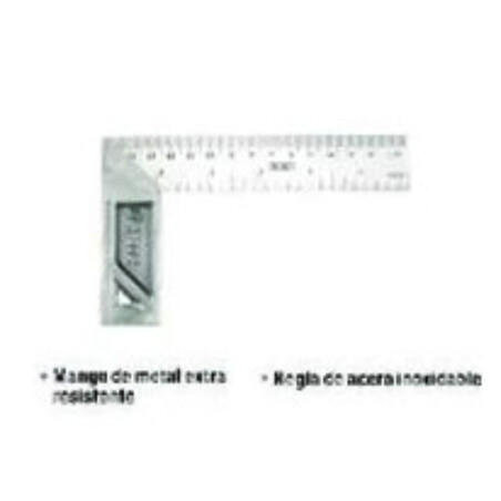 ESCUADRA EN ACERO INOXIDABLE UYUSTOOLS 10 PULGADAS