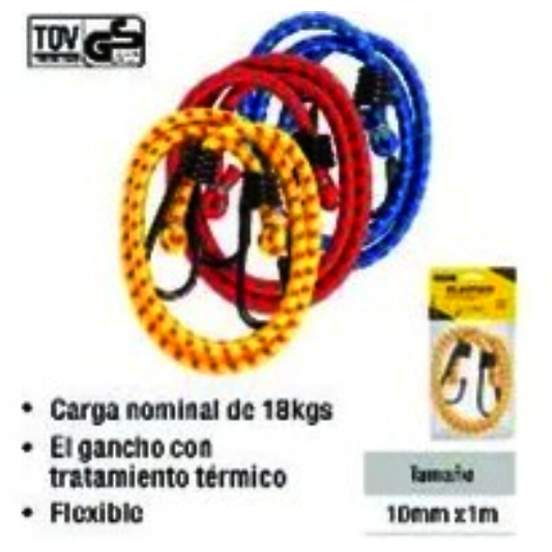 CORDONES ELASTICO UYUSTOOLS 10MM X 1 MTS UYUSTOOLS