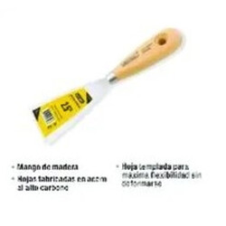ESPATULA UYUSTOOL MANGO MADERA 4 PULGADAS