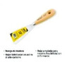 ESPATULA UYUSTOOL MANGO MADERA 4 PULGADAS