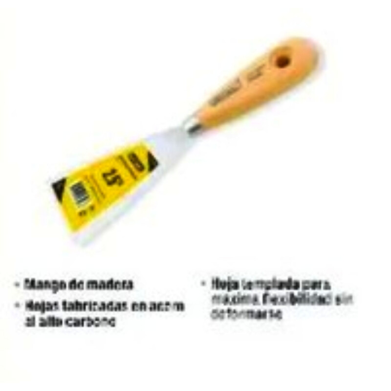 ESPATULA UYUSTOOL MANGO MADERA 5 PULGADAS