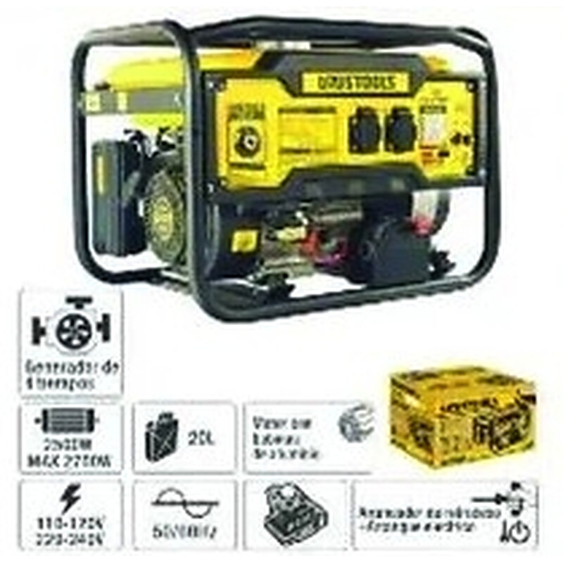 GENERADOR ELÉCTRICO GASOLINA UYUSTOOLS 2700 WATTS