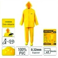 IMPERMEABLE 2 PIEZAS EN PVC TALLA L UYUSTOOLS
