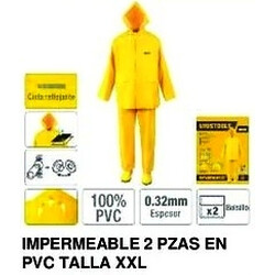 IMPERMEABLE 2 PIEZAS EN PVC TALLA XXL UYUSTOOLS