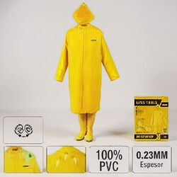 IMPERMEABLE LIGERO EN PVC DE 1 PIEZA XL UYUSTOOLS Ferreteria